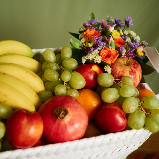 Fruit & Flowers Basket