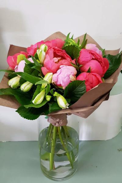 Peony Bouquet - Mangere Floral Studio