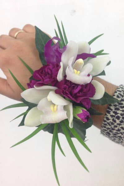 Wrist Corsage - School Ball - Mangere Floral Studio