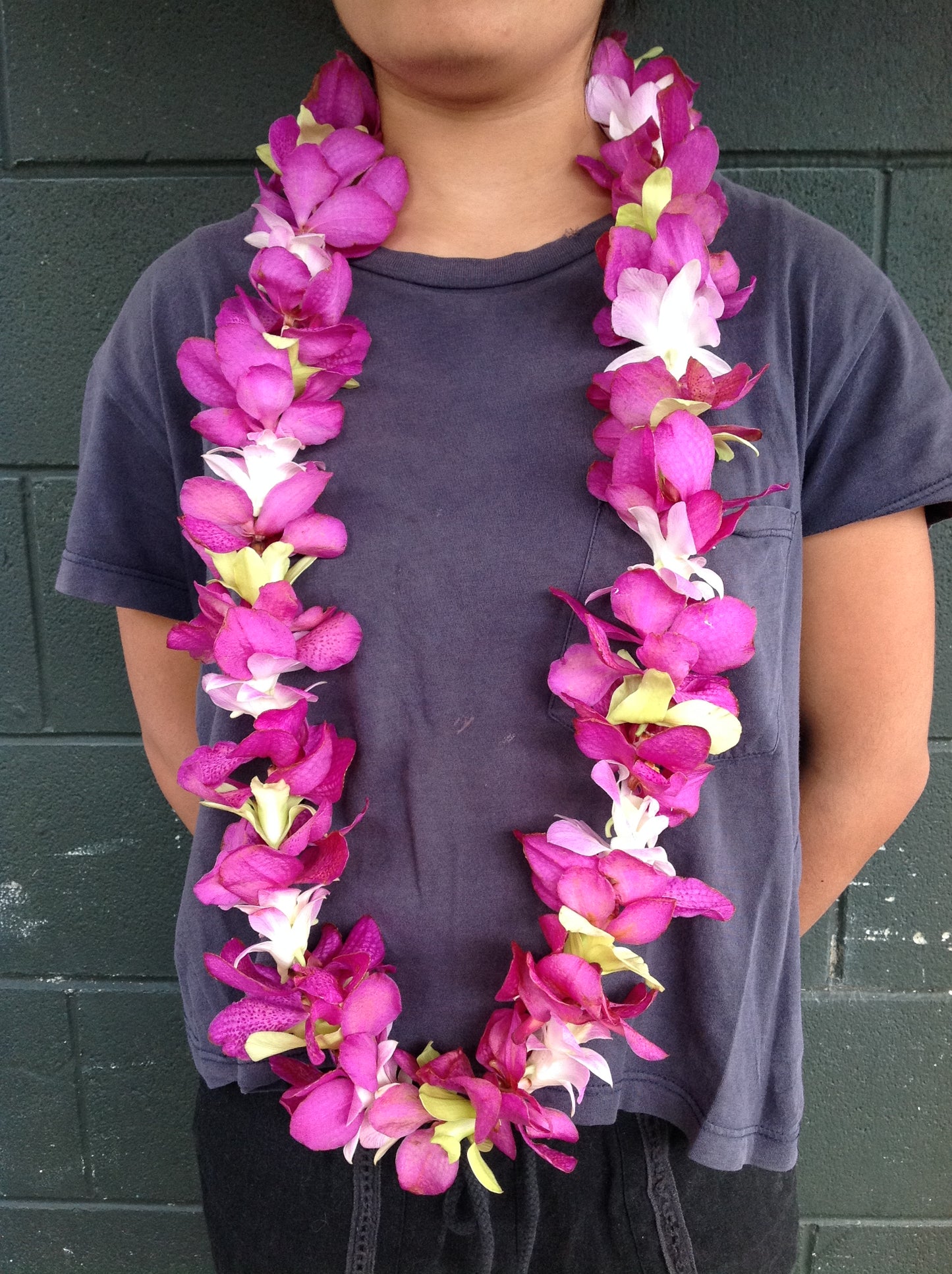 Fresh Flower Lei - Threaded